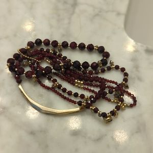 Kendra Scott elastic bracelet stack